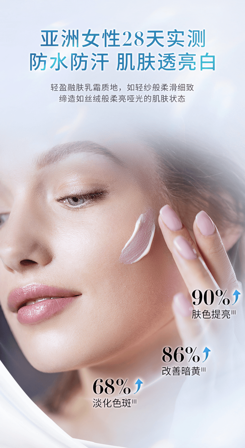 618年中盛典】希思黎焕白润泽防护乳SPF50+ 钻白瓶美白防晒- 焕白系列